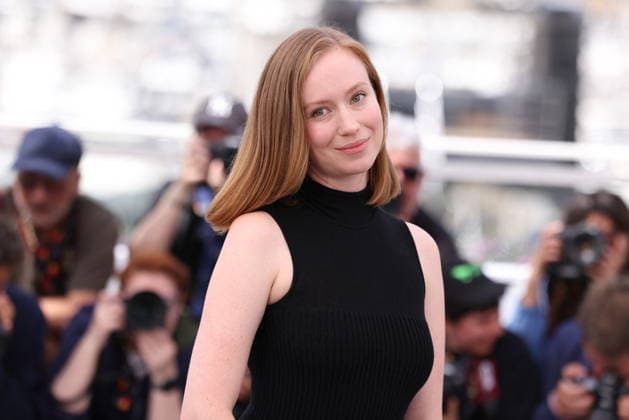 Cannes - Teenage Sex And Death At Camp Miasma Photocall Hannah Einbinder posing during Teenage Sex And Death At Camp Miasma photocall at the 79th annual Cannes Film Festival at Palais des Festivals on May 13, 2026 in Cannes, France. Photo by Jerome Domine ABACAPRESS.COM Cannes France  Copyright: xDominexJerome ABACAx