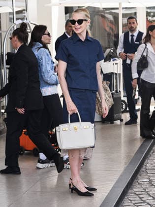 IPA84627371 - Cannes, 79th Cannes Film Festival 2026, giorno 1 - uscite e arrivi vip dagli hotel - Nella foto: Kelly Ruherford  Copyright: xSimonexComix xPoolxPhotoxEventsx07x 84627371