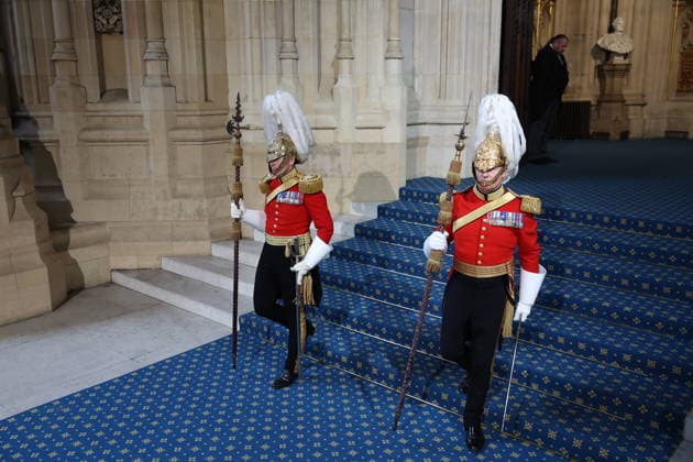 State Opening of Parliament - ROTA - Victoria Tower Position State Opening of Parliament - ROTA - Victoria Tower Position The Imperial State Crown arrives, followed by HRH King Charles III, at the Palace of Westminster, Credit:Geoff Pugh for the Telegraph PA ROTA - B68 Avalon UK, London, Westminster  Copyright: xGeoffxPughxforxthexTelegraphx xPAxROTAx-xB68x xAvalonx 1098537199