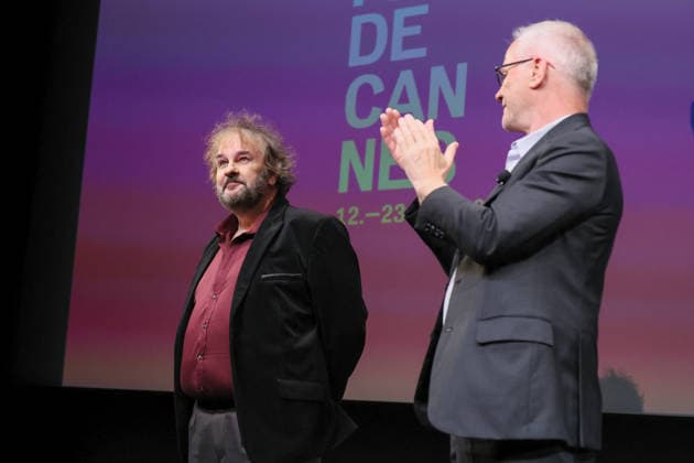 Cannes - Peter Jackson Masterclass Peter Jackson and Thierry Fremaux attending the Peter Jackson Masterclass during the 79th Annual Cannes Film Festival on May 13, 2026 in Cannes, France. Photo by Jean-Marc Haedrich Pool ABACAPRESS.COM Cannes France  Copyright: xHaedrichxJean-Marc Pool ABACAPRESS.COMx