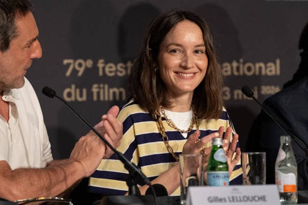 Cannes La Venus Electrique Press Conference NG Gilles Lellouche and Anais Demoustier attending the Press Conference for ‘The Electric Kiss (La Venus Electrique)’ in Cannes at Palais Des Festivals in Cannes, France on May 13 2026 as part of the 79th Cannes Film Festival. Photo by Nicolas Genin ABACAPRESS.COM Cannes France  Copyright: xGeninxNicolas ABACAx