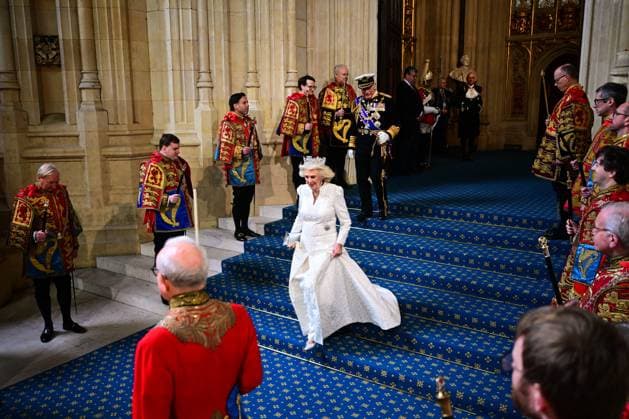 King Charles and Queen Camilla at State Opening of Parliament at the Houses of Parliament, London, UK, 13 May 2026 Queen Camilla and King Charles III depart State Opening of Parliament, The Victoria Tower, Sovereigns Entrance, Palace of Westminster, London, UK - 13 May 2026, Credit:Victoria Jones Shutterstock PA ROTA - B68 Avalon London, United Kingdom  Copyright: xVictoriaxJones Shutterstockx xPAxROTAx-xB68x xAvalonx 1098544049