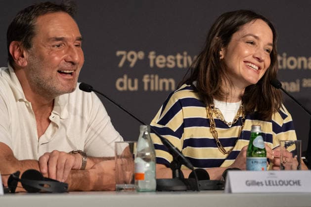 Cannes La Venus Electrique Press Conference NG Gilles Lellouche and Anais Demoustier attending the Press Conference for ‘The Electric Kiss (La Venus Electrique)’ in Cannes at Palais Des Festivals in Cannes, France on May 13 2026 as part of the 79th Cannes Film Festival. Photo by Nicolas Genin ABACAPRESS.COM Cannes France  Copyright: xGeninxNicolas ABACAx