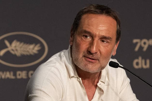 Cannes La Venus Electrique Press Conference NG Gilles Lellouche attending the Press Conference for ‘The Electric Kiss (La Venus Electrique)’ in Cannes at Palais Des Festivals in Cannes, France on May 13 2026 as part of the 79th Cannes Film Festival. Photo by Nicolas Genin ABACAPRESS.COM Cannes France  Copyright: xGeninxNicolas ABACAx