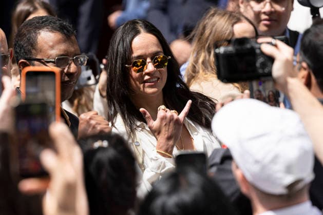 Cannes Fast and Furios on the Croisette MP Cannes, France- May 13: Michelle Rodriguez leaves Hotel Carlton during 79th Festival of Cannes, on May 13, 2026 in Cannes, France. Photo by Marco Piovanotto ABACAPRESS:COM Cannes France  Copyright: xPiovanottoxMarco ABACAx