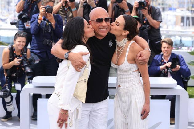 Cannes - Fast And Furious Cannes Classics Photocall Michelle Rodriguez, Vin Diesel and Jordana Brewster pose during The Fast And The Furious photocall at the 79th annual Cannes Film Festival at Palais des Festivals on May 13, 2026 in Cannes, France. Photo by Jerome Domine ABACAPRESS.COM Cannes France  Copyright: xDominexJerome ABACAx