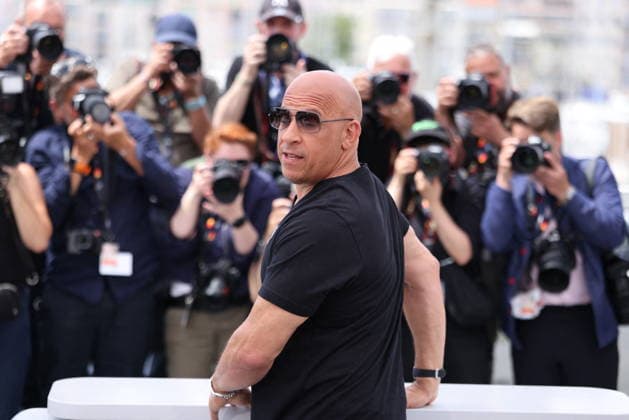 Cannes - Fast And Furious Cannes Classics Photocall Vin Diesel poses during The Fast And The Furious photocall at the 79th annual Cannes Film Festival at Palais des Festivals on May 13, 2026 in Cannes, France. Photo by Jerome Domine ABACAPRESS.COM Cannes France  Copyright: xDominexJerome ABACAx