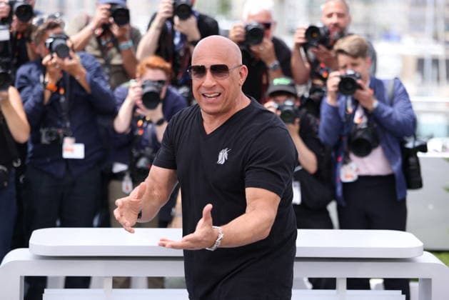 Cannes - Fast And Furious Cannes Classics Photocall Vin Diesel poses during The Fast And The Furious photocall at the 79th annual Cannes Film Festival at Palais des Festivals on May 13, 2026 in Cannes, France. Photo by Jerome Domine ABACAPRESS.COM Cannes France  Copyright: xDominexJerome ABACAx