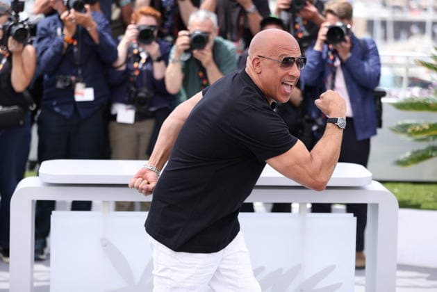 Cannes - Fast And Furious Cannes Classics Photocall Vin Diesel poses during The Fast And The Furious photocall at the 79th annual Cannes Film Festival at Palais des Festivals on May 13, 2026 in Cannes, France. Photo by Jerome Domine ABACAPRESS.COM Cannes France  Copyright: xDominexJerome ABACAx