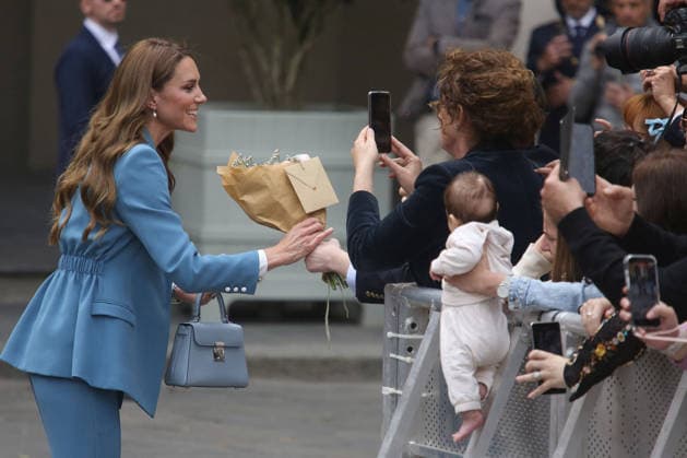 Princess of Wales visit to Reggio Emilia - Day 1 Kate Middleton, the Princess of Wales, visits the town hall in Reggio Emilia, Italy on May 13, 2026, on day one of her visit to Italy. Photo by IPA ABACAPRESS.COM Reggio Emilia Italy  Copyright: xIPA ABACAx