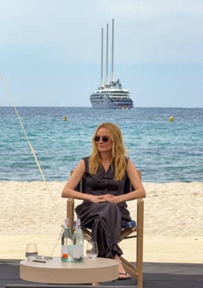 Cannes - Diane Kruger at Lunch Talk about AI organized by BMW German actress Diane Kruger attending an exclusive Lunch Talk on the theme of ‘The Human Lens’, about AI in Cinema industry organized by BMW at the Plage des Palmes in Cannes, South of France on May 13, 2026. Photo by Christophe Geyres ABACAPRESS.COM Cannes France  Copyright: xABACAx