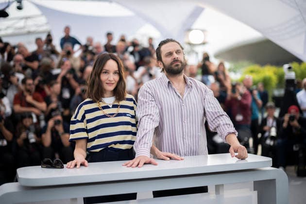 Cannes La Venus Electrique Photocall EB Pio Marmaï and Anaïs Demoustier during the La Venus Electrique photocall during the 79th Cannes Film Festival in Cannes, France on May 13, 2026. Photo by Eliot Blondet ABACAPRESS.COM Cannes France France  Copyright: xBlondetxEliot ABACAx