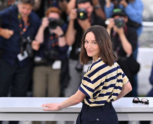 79th Cannes Film Festival: The Electric Kiss photocall CANNES, FRANCE - MAY 13: French actress Anais Demoustier poses during a photocall for the film La Venus electrique (The Electric Kiss) at the 79th edition of the Cannes Film Festival in Cannes, France on May 13, 2026. Mustafa Yalcin Anadolu Cannes France. Editorial use only. Please get in touch for any other usage.  Copyright: x2026xAnadoluxMustafaxYalcinx
