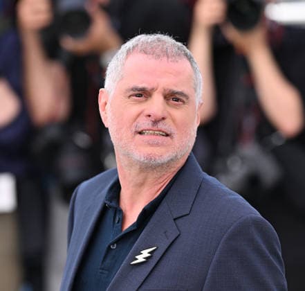 79th Cannes Film Festival: The Electric Kiss photocall CANNES, FRANCE - MAY 13: French film director and screenwriter Pierre Salvadori poses during a photocall for the film La Venus electrique (The Electric Kiss) at the 79th edition of the Cannes Film Festival in Cannes, France on May 13, 2026. Mustafa Yalcin Anadolu Cannes France. Editorial use only. Please get in touch for any other usage.  Copyright: x2026xAnadoluxMustafaxYalcinx