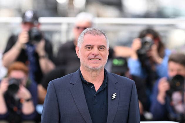 79th Cannes Film Festival: The Electric Kiss photocall CANNES, FRANCE - MAY 13: French film director and screenwriter Pierre Salvadori poses during a photocall for the film La Venus electrique (The Electric Kiss) at the 79th edition of the Cannes Film Festival in Cannes, France on May 13, 2026. Mustafa Yalcin Anadolu Cannes France. Editorial use only. Please get in touch for any other usage.  Copyright: x2026xAnadoluxMustafaxYalcinx