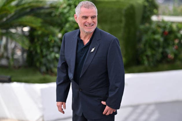 79th Cannes Film Festival: The Electric Kiss photocall CANNES, FRANCE - MAY 13: French film director and screenwriter Pierre Salvadori poses during a photocall for the film La Venus electrique (The Electric Kiss) at the 79th edition of the Cannes Film Festival in Cannes, France on May 13, 2026. Mustafa Yalcin Anadolu Cannes France. Editorial use only. Please get in touch for any other usage.  Copyright: x2026xAnadoluxMustafaxYalcinx