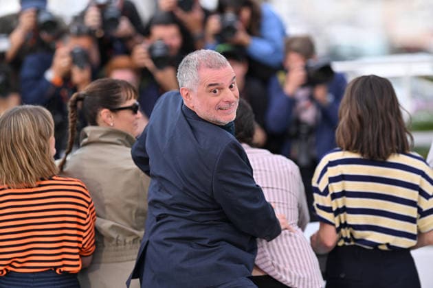 79th Cannes Film Festival: The Electric Kiss photocall CANNES, FRANCE - MAY 13: French film director and screenwriter Pierre Salvadori poses during a photocall for the film La Venus electrique (The Electric Kiss) at the 79th edition of the Cannes Film Festival in Cannes, France on May 13, 2026. Mustafa Yalcin Anadolu Cannes France. Editorial use only. Please get in touch for any other usage.  Copyright: x2026xAnadoluxMustafaxYalcinx