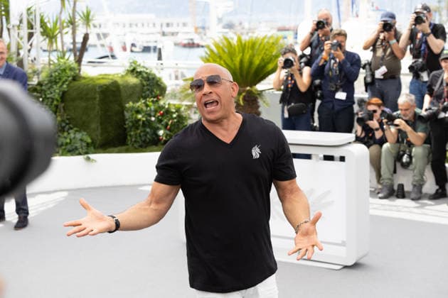 The Fast and the Furious photocall in Cannes CANNES, FRANCE - MAY 13: Vin Diesel reacts during The Fast And The Furious photocall at the 79th annual Cannes Film Festival at Palais des Festivals on May 13, 2026 in Cannes, France. CAP KA Kristina Afanasyeva Cannes Alpes-Maritimes France Copyright: xKristinaxAfanasyeva CapitalxPicturesx