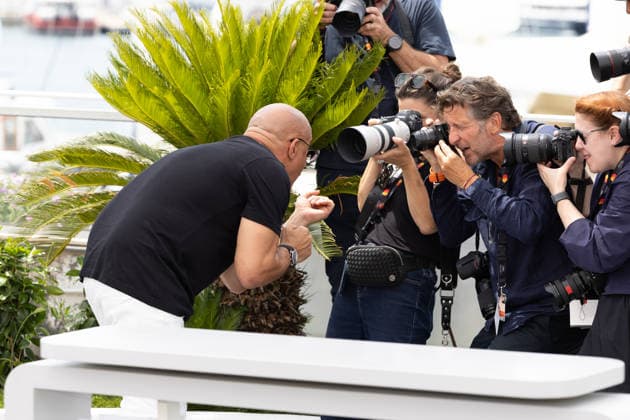 The Fast and the Furious photocall in Cannes CANNES, FRANCE - MAY 13: Vin Diesel reacts during The Fast And The Furious photocall at the 79th annual Cannes Film Festival at Palais des Festivals on May 13, 2026 in Cannes, France. CAP KA Kristina Afanasyeva Cannes Alpes-Maritimes France Copyright: xKristinaxAfanasyeva CapitalxPicturesx