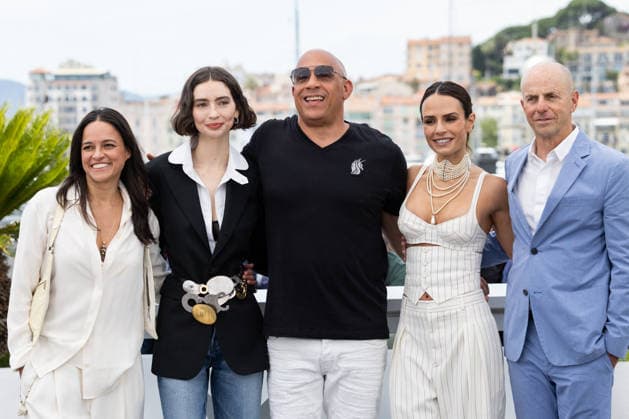 Michelle Rodriguez, Meadow Walker only daughter of actor Paul Walker , Vin Diesel, Jordana Brewster and Neal H Moritz at the Fast and Furious photocall at the 79th International Film Festival in Cannes, France, May 13, 2026 Jacovides Moreau Bestimage The Fast And The Furious 25th Anniversary photocall at the 79th annual Cannes Film Festival at Palais des Festivals on May 13, 2026 in Cannes, France Cannes France  Copyright: xJACOVIDES-MOREAUx xBESTIMAGExJACOVIDES-MOREAUx xBESTIMAGEx