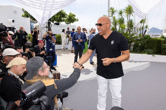 Vin Diesel at the Fast and Furious photocall at the 79th International Film Festival in Cannes, France, May 13, 2026 Jacovides Moreau Bestimage The Fast And The Furious 25th Anniversary photocall at the 79th annual Cannes Film Festival at Palais des Festivals on May 13, 2026 in Cannes, France Cannes France  Copyright: xJACOVIDES-MOREAUx xBESTIMAGExJACOVIDES-MOREAUx xBESTIMAGEx