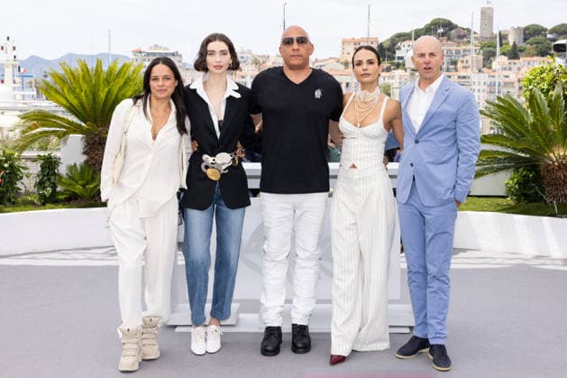 Michelle Rodriguez, Meadow Walker only daughter of actor Paul Walker , Vin Diesel, Jordana Brewster and Neal H Moritz at the Fast and Furious photocall at the 79th International Film Festival in Cannes, France, May 13, 2026 Jacovides Moreau Bestimage The Fast And The Furious 25th Anniversary photocall at the 79th annual Cannes Film Festival at Palais des Festivals on May 13, 2026 in Cannes, France Cannes France  Copyright: xJACOVIDES-MOREAUx xBESTIMAGExJACOVIDES-MOREAUx xBESTIMAGEx