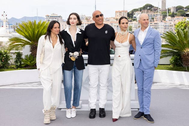 Michelle Rodriguez, Meadow Walker only daughter of actor Paul Walker , Vin Diesel, Jordana Brewster and Neal H Moritz at the Fast and Furious photocall at the 79th International Film Festival in Cannes, France, May 13, 2026 Jacovides Moreau Bestimage The Fast And The Furious 25th Anniversary photocall at the 79th annual Cannes Film Festival at Palais des Festivals on May 13, 2026 in Cannes, France Cannes France  Copyright: xJACOVIDES-MOREAUx xBESTIMAGExJACOVIDES-MOREAUx xBESTIMAGEx