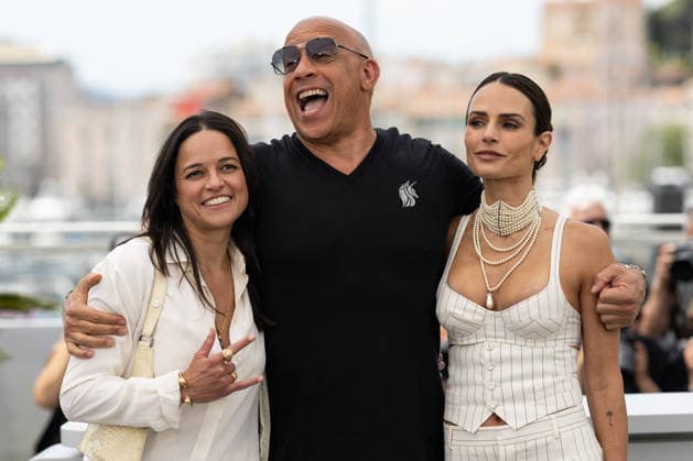 Michelle Rodriguez, Vin Diesel et Jordana Brewster au photocall du film Fast and Furious lors du 79ème Festival International du Film de Cannes, France, le 13 mai 2026 Jacovides Moreau Bestimage The Fast And The Furious 25th Anniversary photocall at the 79th annual Cannes Film Festival at Palais des Festivals on May 13, 2026 in Cannes, France Cannes France  Copyright: xJACOVIDES-MOREAUx xBESTIMAGExJACOVIDES-MOREAUx xBESTIMAGEx