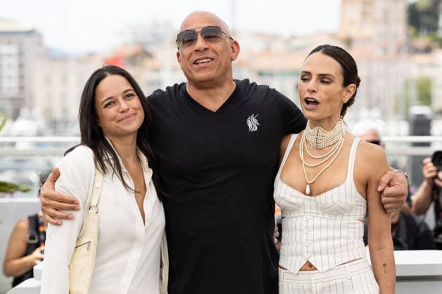 Michelle Rodriguez, Vin Diesel et Jordana Brewster au photocall du film Fast and Furious lors du 79ème Festival International du Film de Cannes, France, le 13 mai 2026 Jacovides Moreau Bestimage The Fast And The Furious 25th Anniversary photocall at the 79th annual Cannes Film Festival at Palais des Festivals on May 13, 2026 in Cannes, France Cannes France  Copyright: xJACOVIDES-MOREAUx xBESTIMAGExJACOVIDES-MOREAUx xBESTIMAGEx