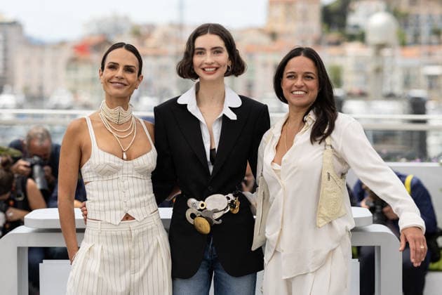 Jordana Brewster, Meadow Walker only daughter of actor Paul Walker and Michelle Rodriguez at the Fast and Furious photocall at the 79th annual Cannes Film Festival at Palais des Festivals on May 13, 2026 in Cannes, France Jacovides Moreau Bestimage The Fast And The Furious 25th Anniversary photocall at the 79th annual Cannes Film Festival at Palais des Festivals on May 13, 2026 in Cannes, France Cannes France  Copyright: xJACOVIDES-MOREAUx xBESTIMAGExJACOVIDES-MOREAUx xBESTIMAGEx