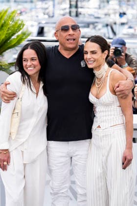 79th Cannes Film Festival Photocall of the movie -Fast and Furious- Palais des Festivals - Cannes, France Michelle Rodriguez;Vin Diesel;Jordana Brewster 79th Cannes Film Festival Photocall of the movie -Fast and Furious- Palais des Festivals - Cannes, France 13th May 2026 SGPItalia id 134688_016 *Not Exclusive  Copyright: xALFONSOxCATALANO SGPITALIAx