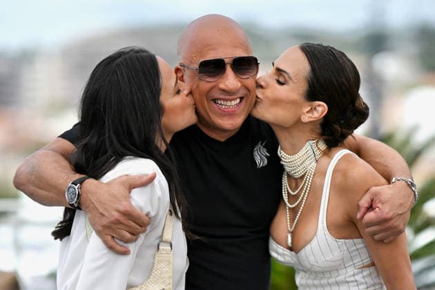 Cannes - Fast And Furious Cannes Classics Photocall Cast members Vin Diesel, Jordana Brewster, Michelle Rodriguez, Meadow Walker attending the The Fast and the Furious Cannes Classics photocall during the 79th Cannes Film Festival in Cannes, France on May 13, 2026. Photo by Franck Castel ABACAPRESS.COM Cannes Provence-Alpes-Cote d Azur France  Copyright: xCastelxFranck ABACAx