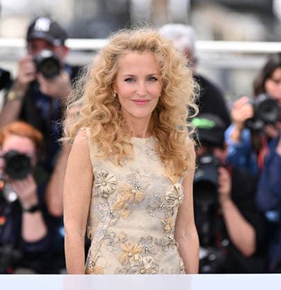 79th Cannes Film Festival: Teenage Sex and Death at Camp Miasma photocall CANNES, FRANCE - MAY 13: US actress Gillian Anderson poses during a photocall for the film Teenage Sex and Death at Camp Miasma at the 79th edition of the Cannes Film Festival in Cannes, France on May 13, 2026. Mustafa Yalcin Anadolu Cannes France. Editorial use only. Please get in touch for any other usage.  Copyright: x2026xAnadoluxMustafaxYalcinx