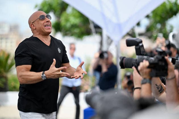 Cannes - Fast And Furious Cannes Classics Photocall Cast members Vin Diesel, attending the The Fast and the Furious Cannes Classics photocall during the 79th Cannes Film Festival in Cannes, France on May 13, 2026. Photo by Franck Castel ABACAPRESS.COM Cannes Provence-Alpes-Cote d Azur France  Copyright: xCastelxFranck ABACAx