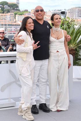 Michelle Rodriguez, Vin Diesel and Jordana Brewster at the photocall for the movie The Fast and the Furious at the Festival de Cannes 2026 79 Cannes International Film Festival at the Palais des Festivals Cannes, 13 05 2026 Foto:xD.xBedrosianx xFuturexImagex furious_6551