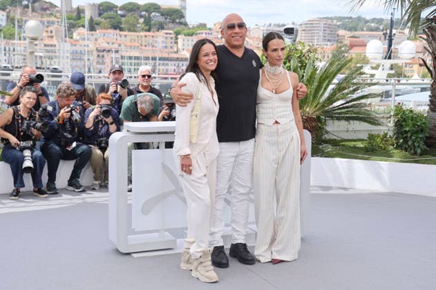 Michelle Rodriguez, Vin Diesel and Jordana Brewster at the photocall for the movie The Fast and the Furious at the Festival de Cannes 2026 79 Cannes International Film Festival at the Palais des Festivals Cannes, 13 05 2026 Foto:xD.xBedrosianx xFuturexImagex furious_6556