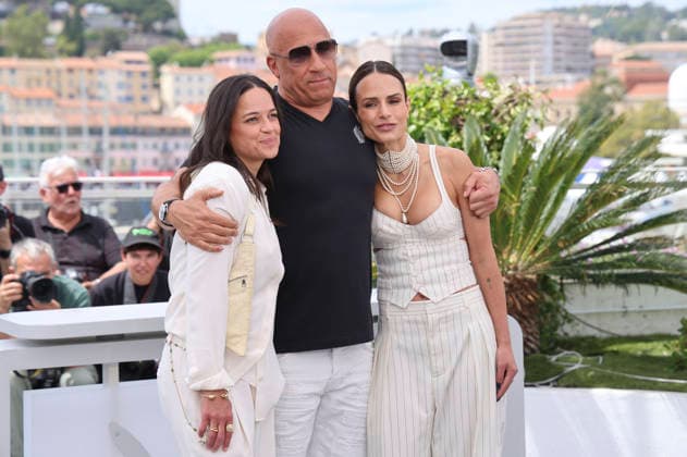 Michelle Rodriguez, Vin Diesel and Jordana Brewster at the photocall for the movie The Fast and the Furious at the Festival de Cannes 2026 79 Cannes International Film Festival at the Palais des Festivals Cannes, 13 05 2026 Foto:xD.xBedrosianx xFuturexImagex furious_6557