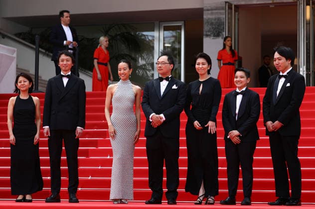 May 13, 2026, Cannes, Cote D azur, France: SHIZUKA ISHIBASCHI, KOJI FUKADA, TAKAKO MATSU and TAN SI EN on the red carpet for the premiere screening of NAGI NOTES at the 79th Annual Cannes Film Festival at Palais des Festivals in Cannes, France Cannes France  - ZUMAc179 20260513_zep_c179_085 Copyright: xMickaelxChavetx