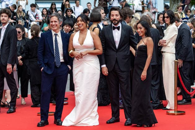 Cannes Nagi Notes Screening NG Gael García Bernal, Adriana Paz, Diego Luna and Anna Diaz of Ceniza en la Boca attending the ‘Nagi Notes’ Screening and Red Carpet at Palais Des Festivals in Cannes, France on May 13 2026 as part of the 79th Cannes Film Festival. Photo by Nicolas Genin ABACAPRESS.COM Cannes France  Copyright: xGeninxNicolas ABACAx