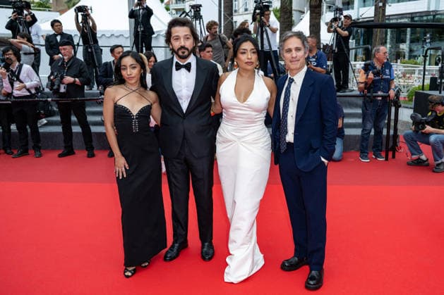 Cannes Nagi Notes Screening NG Gael García Bernal, Adriana Paz, Diego Luna and Anna Diaz of Ceniza en la Boca attending the ‘Nagi Notes’ Screening and Red Carpet at Palais Des Festivals in Cannes, France on May 13 2026 as part of the 79th Cannes Film Festival. Photo by Nicolas Genin ABACAPRESS.COM Cannes France  Copyright: xGeninxNicolas ABACAx