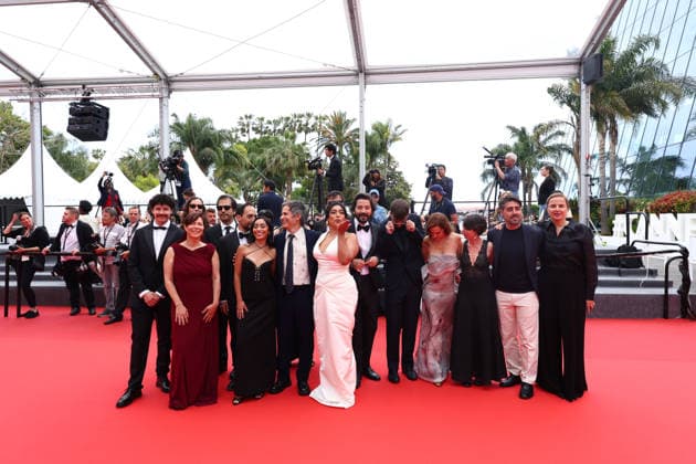 May 13, 2026, Cannes, Cote D azur, France: GAEL GARCIA BERNAL, DIEGO LUNA, ADRIANA PAZ, ANNA DIAZ, DIEGO RABASA, VALIERIE DELPIERRE, INNA PAYAN and LUIS SALINAS of the movie Ceniza en la Boca on the red carpet for the premiere screening of NAGI NOTES at the 79th Annual Cannes Film Festival at Palais des Festivals in Cannes, France Cannes France - ZUMAc179 20260513_zep_c179_096 Copyright: xMickaelxChavetx