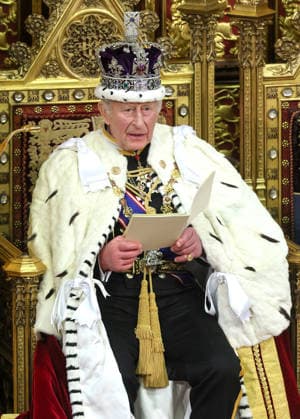 King Charles and Queen Camilla attend the State Opening of Parliament King Charles and Queen Camilla attend the State Opening of Parliament, in the House of Lords Chamber, Palace of Westminster, London, UK, on the 13th May 2026. Picture by Chris Jackson WPA-Pool London Palace of Westminster London United Kingdom  WHA-0817