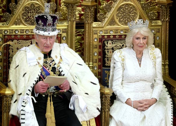 King Charles and Queen Camilla attend the State Opening of Parliament King Charles and Queen Camilla attend the State Opening of Parliament, in the House of Lords Chamber, Palace of Westminster, London, UK, on the 13th May 2026. Picture by Chris Jackson WPA-Pool London Palace of Westminster London United Kingdom  WHA-0817