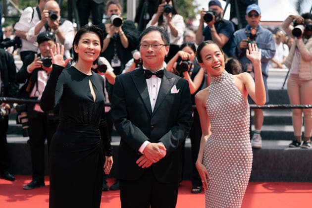 Cannes Nagi Notes Screening Shizuka Ishibaschi, Koji Fukada, Takako Matsu and Tan Si En attend the Nagi Notes screening during the 79th annual Cannes Film Festival at Palais des Festivals on May 13, 2026 in Cannes, France. Cannes Provence-Alpes-Cote d Azur France  Copyright: xLounisPhotography ABACAx