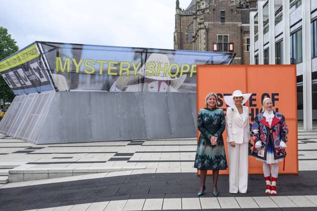 Arnhem, The Netherlands, 2026-05-13 16:05:37 ARNHEM, 13-05-2026, Fashion Biennial 2026 Queen Maxima opens the State of Fashion Biennial 2026 in Arnhem. State of Fashion is a leading international platform for fashion, textiles, and societal transition. During the opening, Minister Rianne Letschert of Education, Culture and Science will deliver a speech. PHOTO: NLBeeld Patrick van Emst Credit: NL Beeld Patrick van Emst  Copyright: xx x