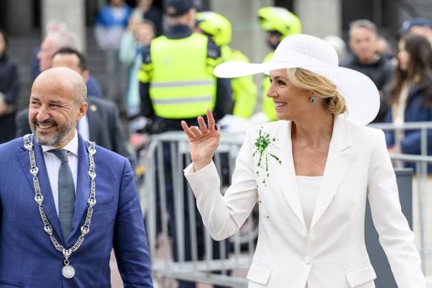 Arnhem, The Netherlands, 2026-05-13 16:04:41 ARNHEM, 13-05-2026, Fashion Biennial 2026 Queen Maxima opens the State of Fashion Biennial 2026 in Arnhem. State of Fashion is a leading international platform for fashion, textiles, and societal transition. During the opening, Minister Rianne Letschert of Education, Culture and Science will deliver a speech. PHOTO: NLBeeld Patrick van Emst Credit: NL Beeld Patrick van Emst  Copyright: xx x