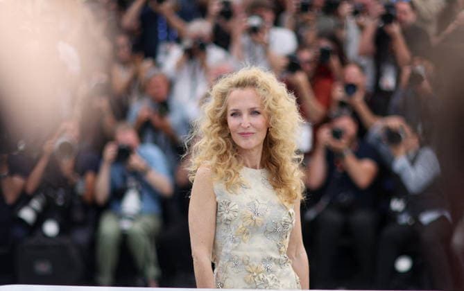 Gillian Anderson at the Teenage Sex and Death at Camp Miasma photocall at the 79th International Film Festival in Cannes, France, May 13, 2026 Jacovides Moreau Bestimage Teenage Sex and Death at Camp Miasma photocall at the 79th annual Cannes Film Festival at Palais des Festivals on May 13, 2026 in Cannes, France Cannes France  Copyright: xJACOVIDES-MOREAUx xBESTIMAGExJACOVIDES-MOREAUx xBESTIMAGEx