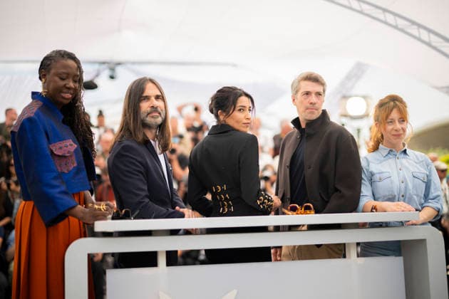 Cannes Un Certain Regard Jury Photocall EB Un Certain Regard Jury Member Laura Samani, Un Certain Regard Jury Member Thomas Cailley, Un Certain Regard Jury President Leïla Bekhti, Un Certain Regard Jury Member Khaled Mouzanar and Un Certain Regard Jury Member Angele Diabang attending the Un Certain Regard Jury photocall during the 79th Cannes Film Festival in Cannes, France on May 13, 2026.Photo by Eliot Blondet ABACAPRESS.COM Cannes France France  Copyright: xBlondetxEliot ABACAx