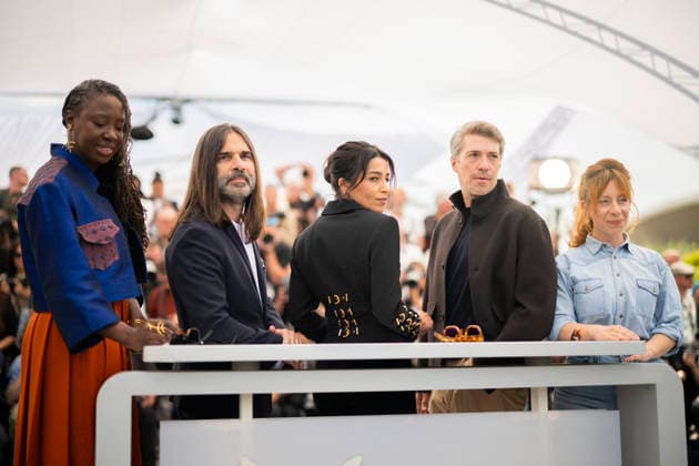 Cannes Un Certain Regard Jury Photocall EB Un Certain Regard Jury Member Laura Samani, Un Certain Regard Jury Member Thomas Cailley, Un Certain Regard Jury President Leïla Bekhti, Un Certain Regard Jury Member Khaled Mouzanar and Un Certain Regard Jury Member Angele Diabang attending the Un Certain Regard Jury photocall during the 79th Cannes Film Festival in Cannes, France on May 13, 2026.Photo by Eliot Blondet ABACAPRESS.COM Cannes France France  Copyright: xBlondetxEliot ABACAx