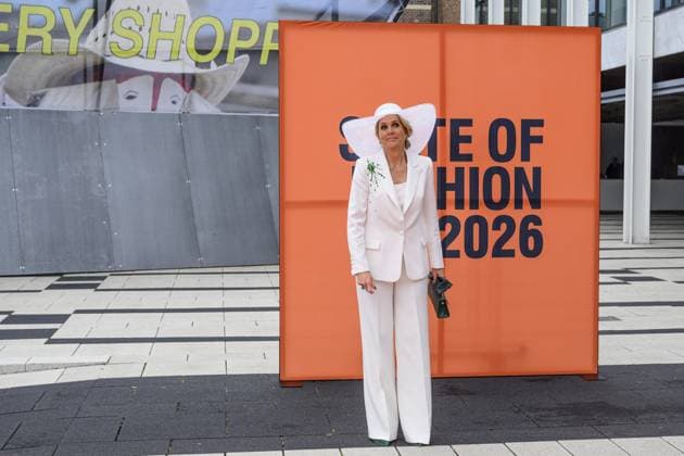 Queen Maxima Opens State of Fashion Biennial - Netherlands Queen Máxima opens the State of Fashion Biennial 2026 in Arnhem, Netherlands on May 13, 2026. State of Fashion is a leading international platform for fashion, textiles, and societal transition. During the opening, Minister Rianne Letschert of Education, Culture and Science will deliver a speech. Photo by NLBeeld Patrick van Emst Bruno Press ABACAPRESS.COM Arnhem Netherlands  Copyright: xBrunoxPress ABACAx
